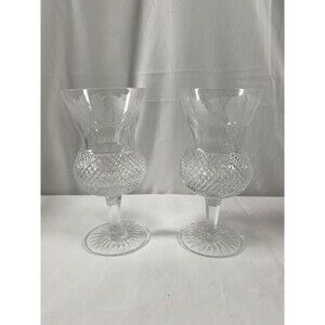 ONE (1) Edinburgh Crystal Thistle Wine Hock Glass 6 1/2” Tall  #664 READ